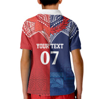 TokoUso Tonga Samoa Brothers Forever Custom Kid Polo Shirt Ulafala and Heilala Unity LT7 - Polynesian Pride