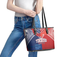 TokoUso Tonga Samoa Brothers Forever Leather Tote Bag Ulafala and Heilala Unity LT7 - Polynesian Pride