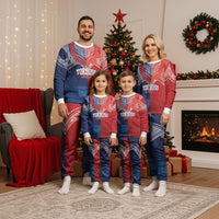 TokoUso Tonga Samoa Brothers Forever Custom Christmas Pajama Set Ulafala and Heilala Unity LT7 - Polynesian Pride
