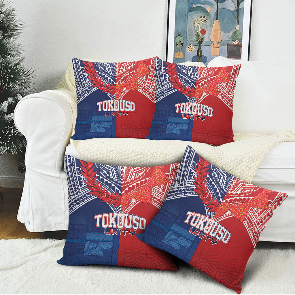 TokoUso Tonga Samoa Brothers Forever Pillow Cover Ulafala and Heilala Unity LT7 - Polynesian Pride