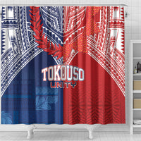 TokoUso Tonga Samoa Brothers Forever Shower Curtain Ulafala and Heilala Unity LT7 - Polynesian Pride