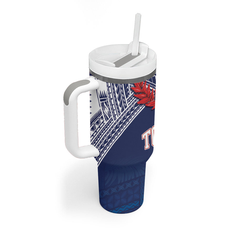 TokoUso Tonga Samoa Brothers Forever Tumbler With Handle Ulafala and Heilala Unity LT7 - Polynesian Pride
