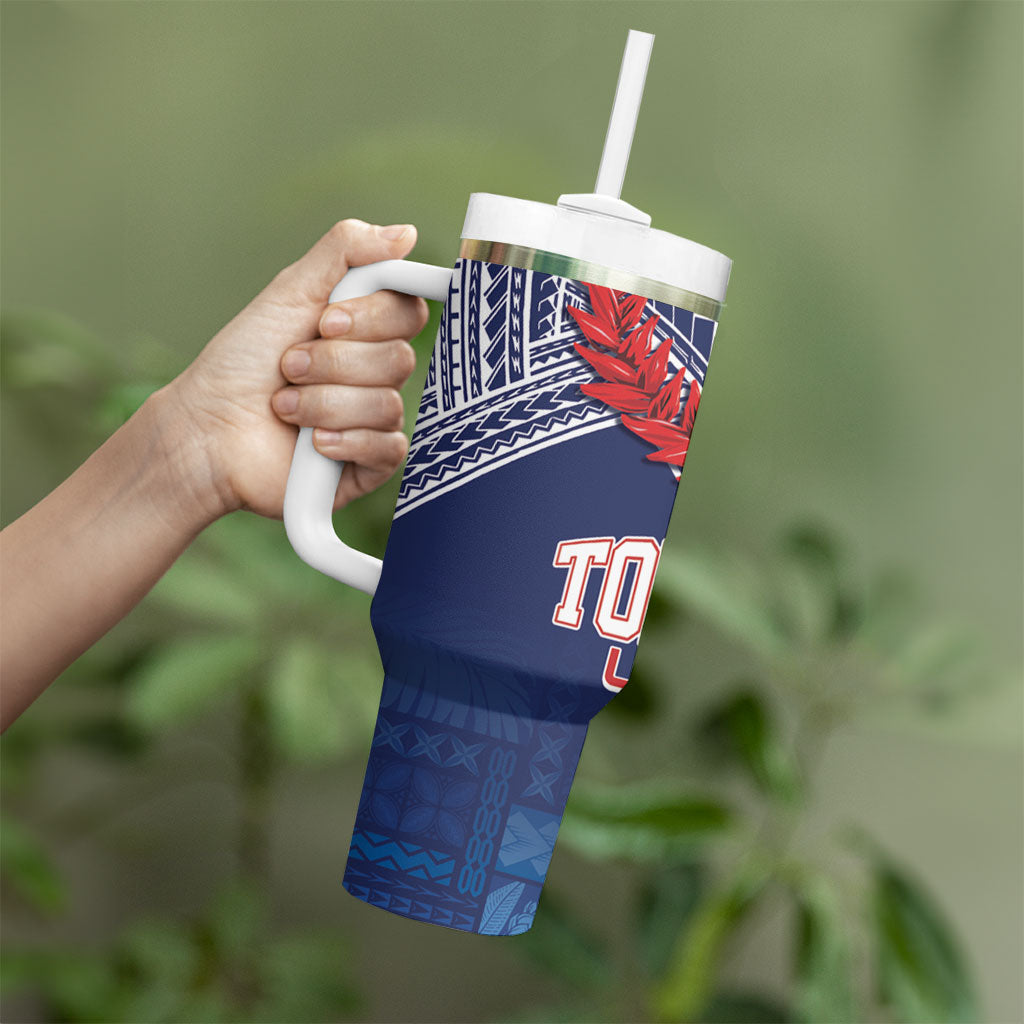 TokoUso Tonga Samoa Brothers Forever Tumbler With Handle Ulafala and Heilala Unity LT7 - Polynesian Pride