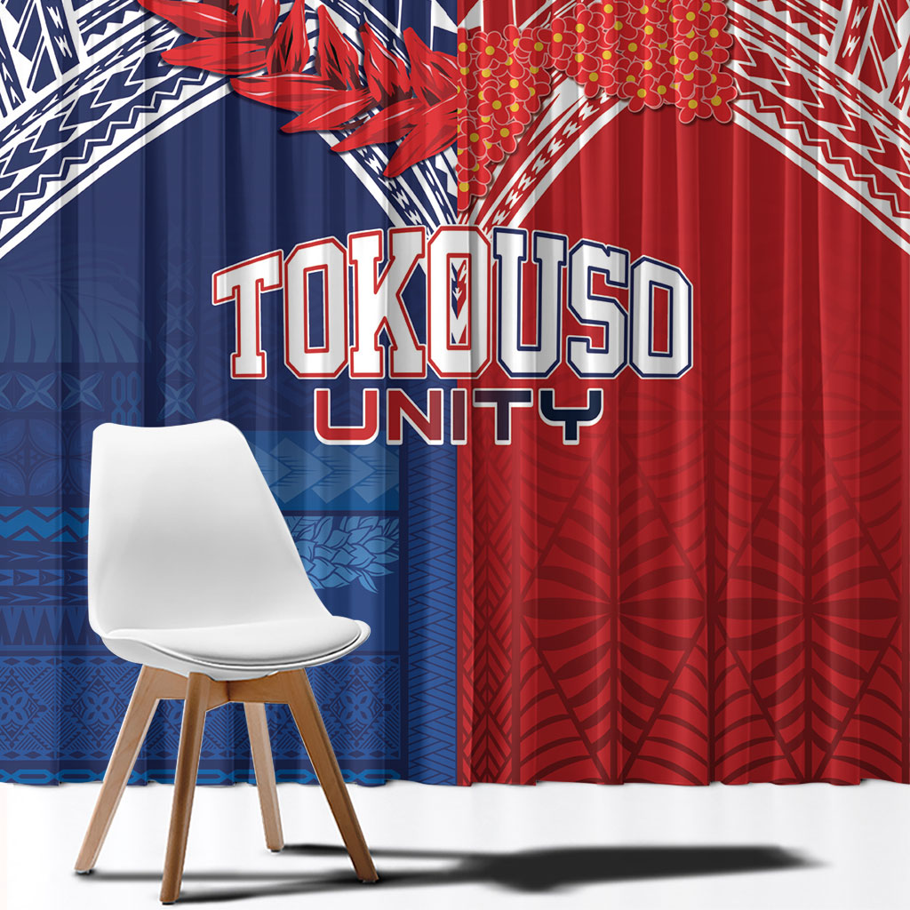 TokoUso Tonga Samoa Brothers Forever Window Curtain Ulafala and Heilala Unity LT7 - Polynesian Pride