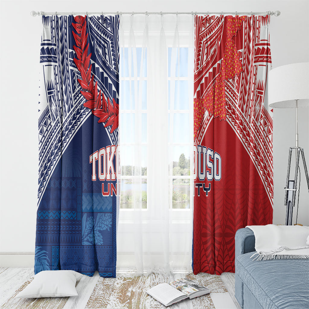 TokoUso Tonga Samoa Brothers Forever Window Curtain Ulafala and Heilala Unity LT7 - Polynesian Pride