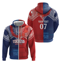 TokoUso Tonga Samoa Brothers Forever Custom Zip Hoodie Ulafala and Heilala Unity LT7 - Polynesian Pride