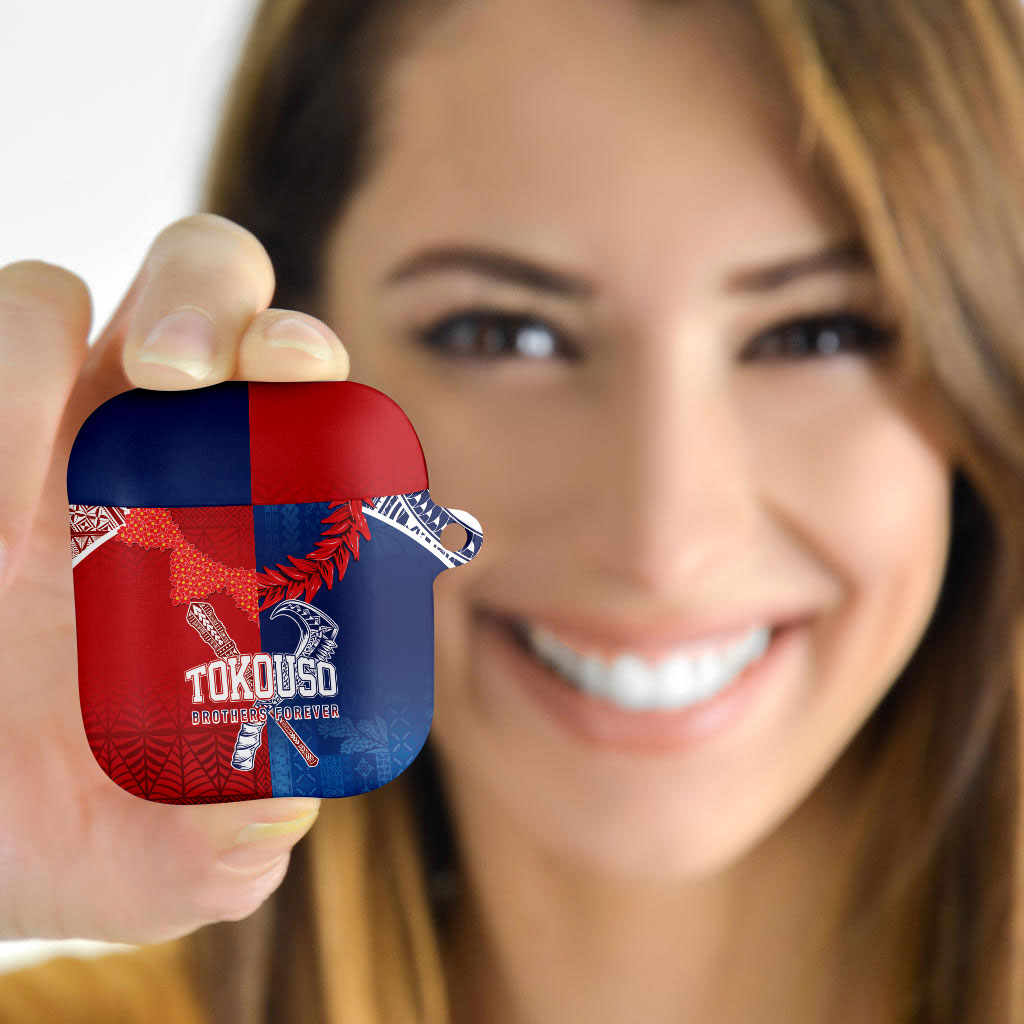 TokoUso Tonga and Samoa AirPods Case Warriors War Clubs LT7 - Polynesian Pride
