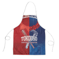 TokoUso Tonga and Samoa Apron Warriors War Clubs LT7 Blue Red - Polynesian Pride
