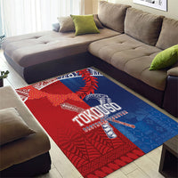 TokoUso Tonga and Samoa Area Rug Warriors War Clubs LT7 - Polynesian Pride