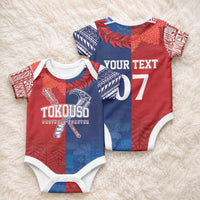 TokoUso Custom Tonga and Samoa Baby Onesie Warriors War Clubs LT7 - Polynesian Pride