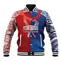 TokoUso Custom Tonga and Samoa Baseball Jacket Warriors War Clubs