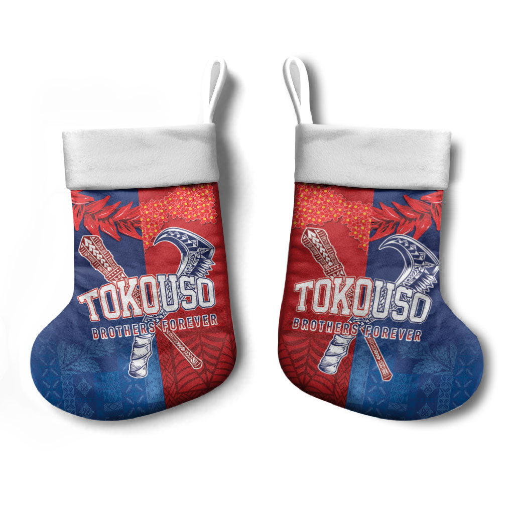 TokoUso Tonga and Samoa Christmas Stocking Warriors War Clubs LT7 - Polynesian Pride