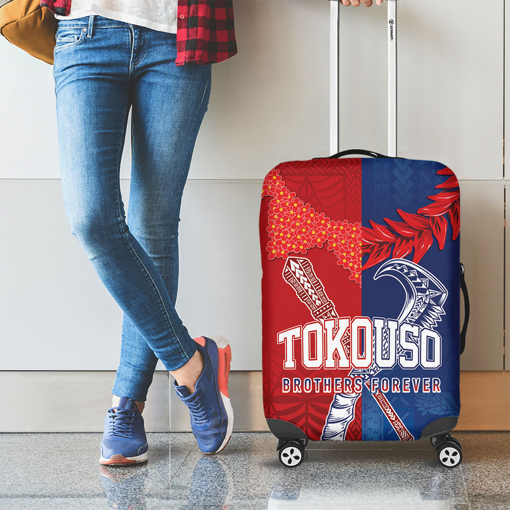 TokoUso Tonga and Samoa Luggage Cover Warriors War Clubs LT7 - Polynesian Pride