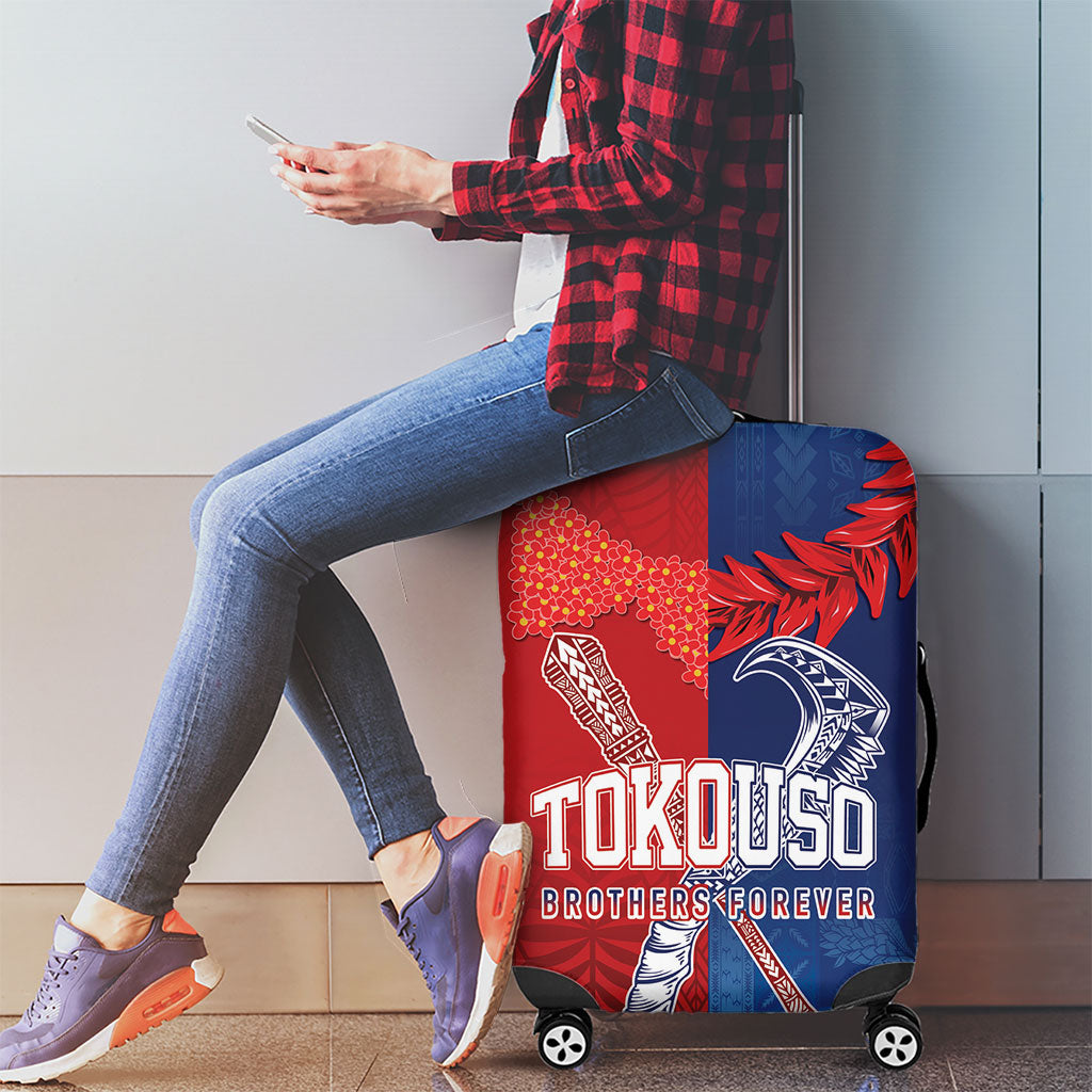 TokoUso Tonga and Samoa Luggage Cover Warriors War Clubs LT7 - Polynesian Pride