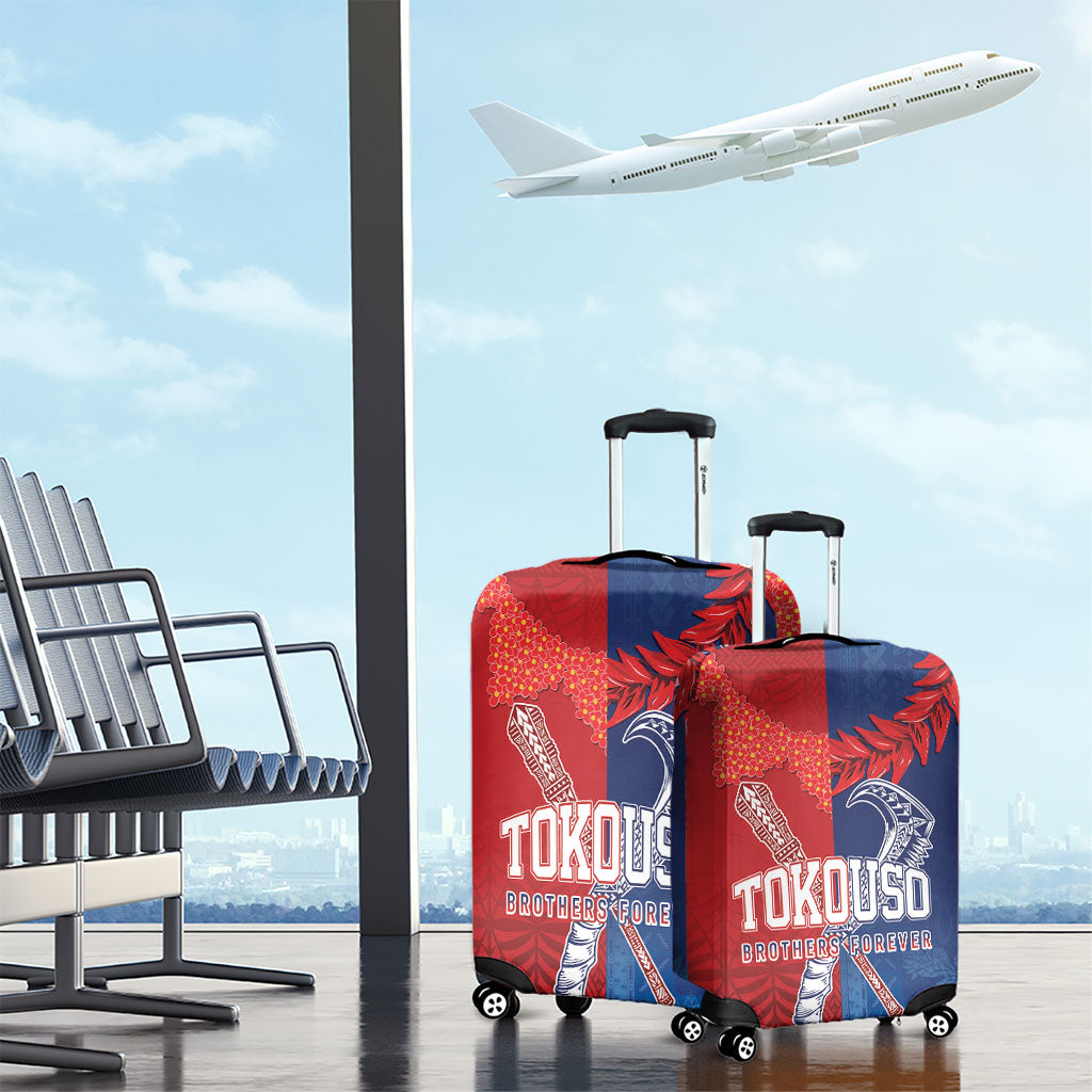 TokoUso Tonga and Samoa Luggage Cover Warriors War Clubs LT7 - Polynesian Pride