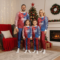 TokoUso Custom Tonga and Samoa Christmas Pajama Set Warriors War Clubs LT7 - Polynesian Pride