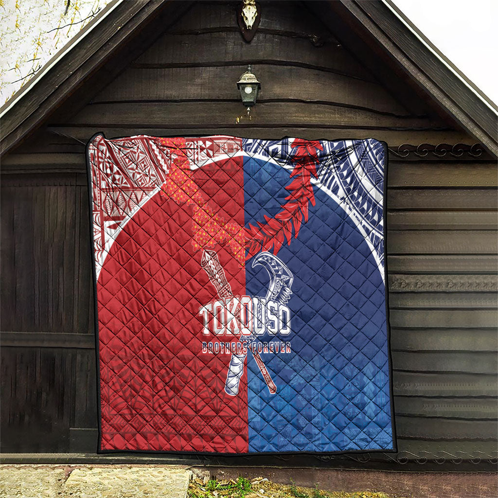 TokoUso Tonga and Samoa Quilt Warriors War Clubs LT7 - Polynesian Pride