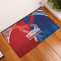 TokoUso Tonga and Samoa Rubber Doormat Warriors War Clubs LT7 - Polynesian Pride