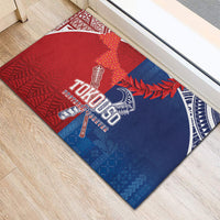 TokoUso Tonga and Samoa Rubber Doormat Warriors War Clubs LT7 - Polynesian Pride