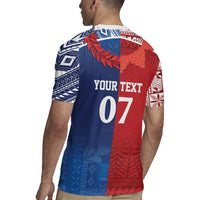TokoUso Custom Tonga and Samoa Rugby Jersey Warriors War Clubs LT7 - Polynesian Pride