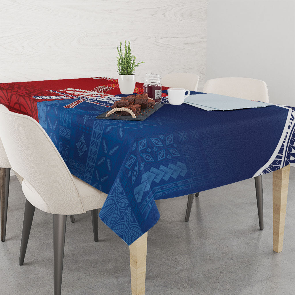 TokoUso Tonga and Samoa Tablecloth Warriors War Clubs