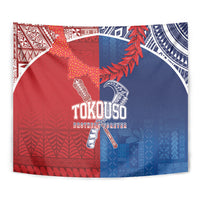 TokoUso Tonga and Samoa Tapestry Warriors War Clubs LT7 - Polynesian Pride