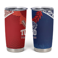 TokoUso Tonga and Samoa Tumbler Cup Warriors War Clubs LT7 Blue Red - Polynesian Pride