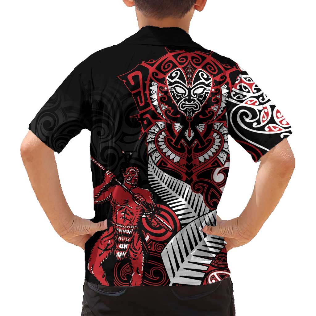 Aotearoa Toitu Te Tiriti Family Matching Off Shoulder Maxi Dress and Hawaiian Shirt Whakairo Wheku LT7 - Polynesian Pride