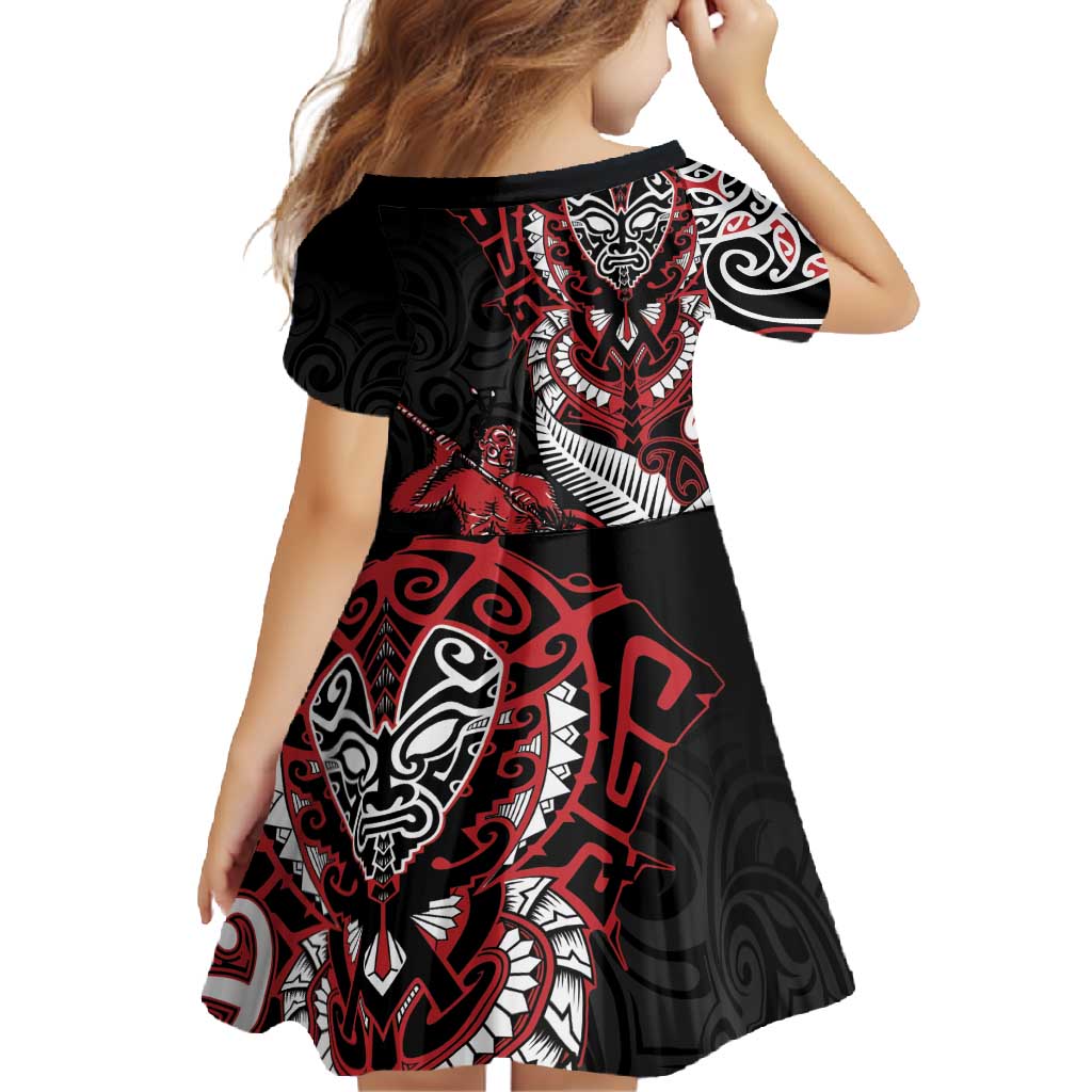 Aotearoa Toitu Te Tiriti Family Matching Tank Maxi Dress and Hawaiian Shirt Whakairo Wheku LT7 - Polynesian Pride