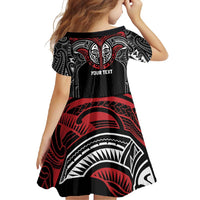 Aotearoa Maori Personalized Family Matching Long Sleeve Bodycon Dress and Hawaiian Shirt Toitu Te Tiriti Ake! Ake! Ake! LT7 - Polynesian Pride