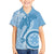 Micronesia FSM Family Matching Off The Shoulder Long Sleeve Dress and Hawaiian Shirt Shark and Manta Classic Style