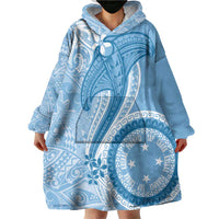 Micronesia FSM Wearable Blanket Hoodie Shark and Manta Classic Style