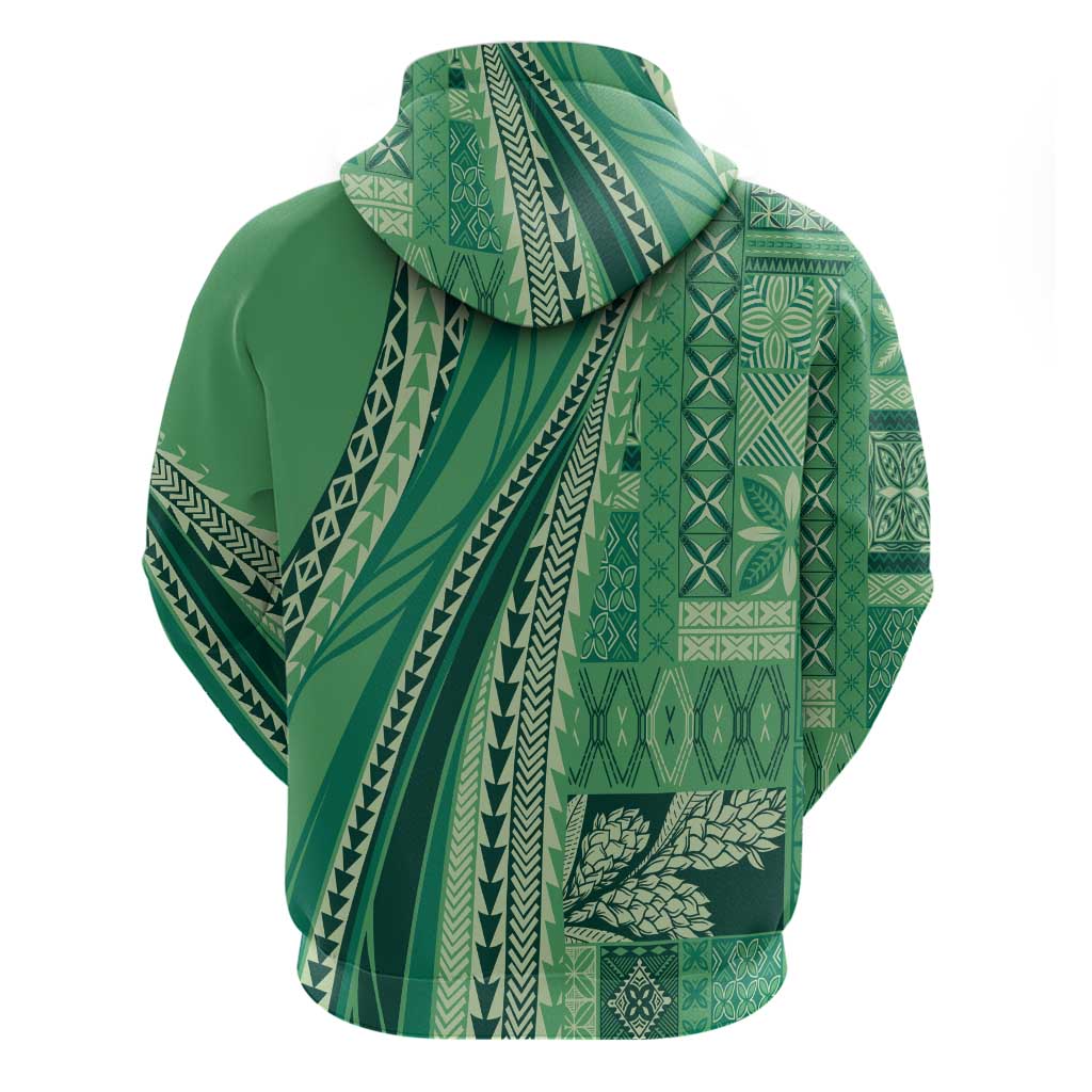 Pasifika Women's Day - Samoa Siapo Malu Tattoo Inspired Hoodie Jade