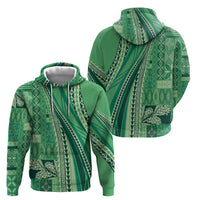 Pasifika Women's Day - Samoa Siapo Malu Tattoo Inspired Hoodie Jade