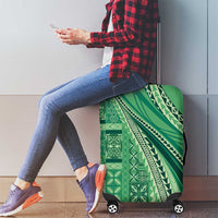 Pasifika Women's Day - Samoa Siapo Malu Tattoo Inspired Luggage Cover Jade