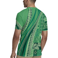Pasifika Women's Day - Samoa Siapo Malu Tattoo Inspired Rugby Jersey Jade