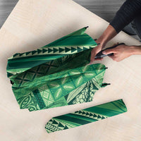 Pasifika Women's Day - Samoa Siapo Malu Tattoo Inspired Umbrella Jade