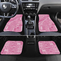 Pasifika Women's Day - Samoa Siapo Malu Tattoo Inspired Car Mats Pink