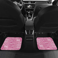 Pasifika Women's Day - Samoa Siapo Malu Tattoo Inspired Car Mats Pink