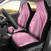 Pasifika Women's Day - Samoa Siapo Malu Tattoo Inspired Car Seat Cover Pink