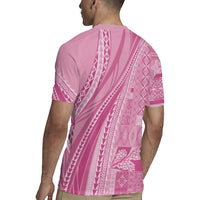 Pasifika Women's Day - Samoa Siapo Malu Tattoo Inspired Rugby Jersey Pink