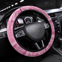 Pasifika Women's Day - Samoa Siapo Malu Tattoo Inspired Steering Wheel Cover Pink