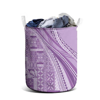 Pasifika Women's Day - Samoa Siapo Malu Tattoo Inspired Laundry Basket Lavender