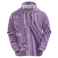 Pasifika Women's Day - Samoa Siapo Malu Tattoo Inspired Hoodie Lavender