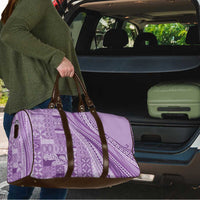 Pasifika Women's Day - Samoa Siapo Malu Tattoo Inspired Travel Bag Lavender