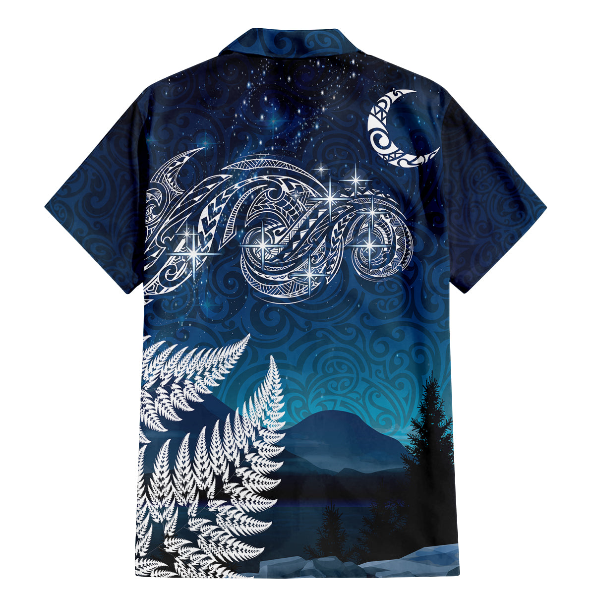 New Zealand Matariki Family Matching Mermaid Dress and Hawaiian Shirt Starry Night Style LT7 - Polynesian Pride