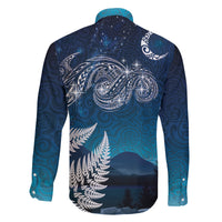 New Zealand Matariki Family Matching Off Shoulder Short Dress and Hawaiian Shirt Starry Night Style LT7 - Polynesian Pride