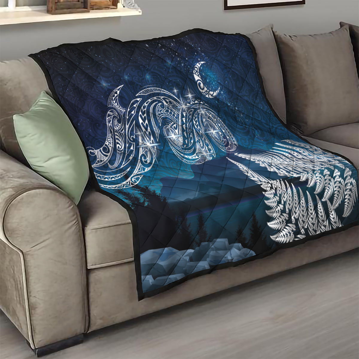 New Zealand Matariki Quilt Starry Night Style