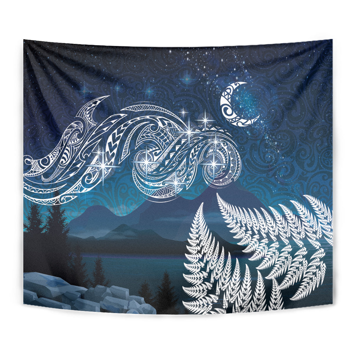 New Zealand Matariki Tapestry Starry Night Style