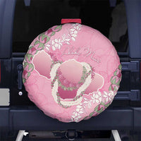 Hawaii Maui Island Flowers Lei Spare Tire Cover Lokelani Rose Pink